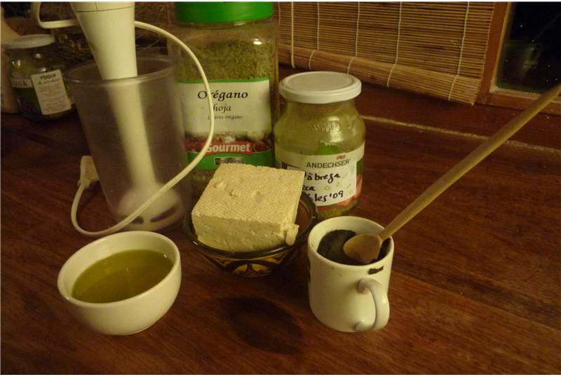 ingredients paté tofu